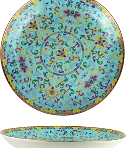 9547 COUPE D'OBJET CHINESE FLOWERS